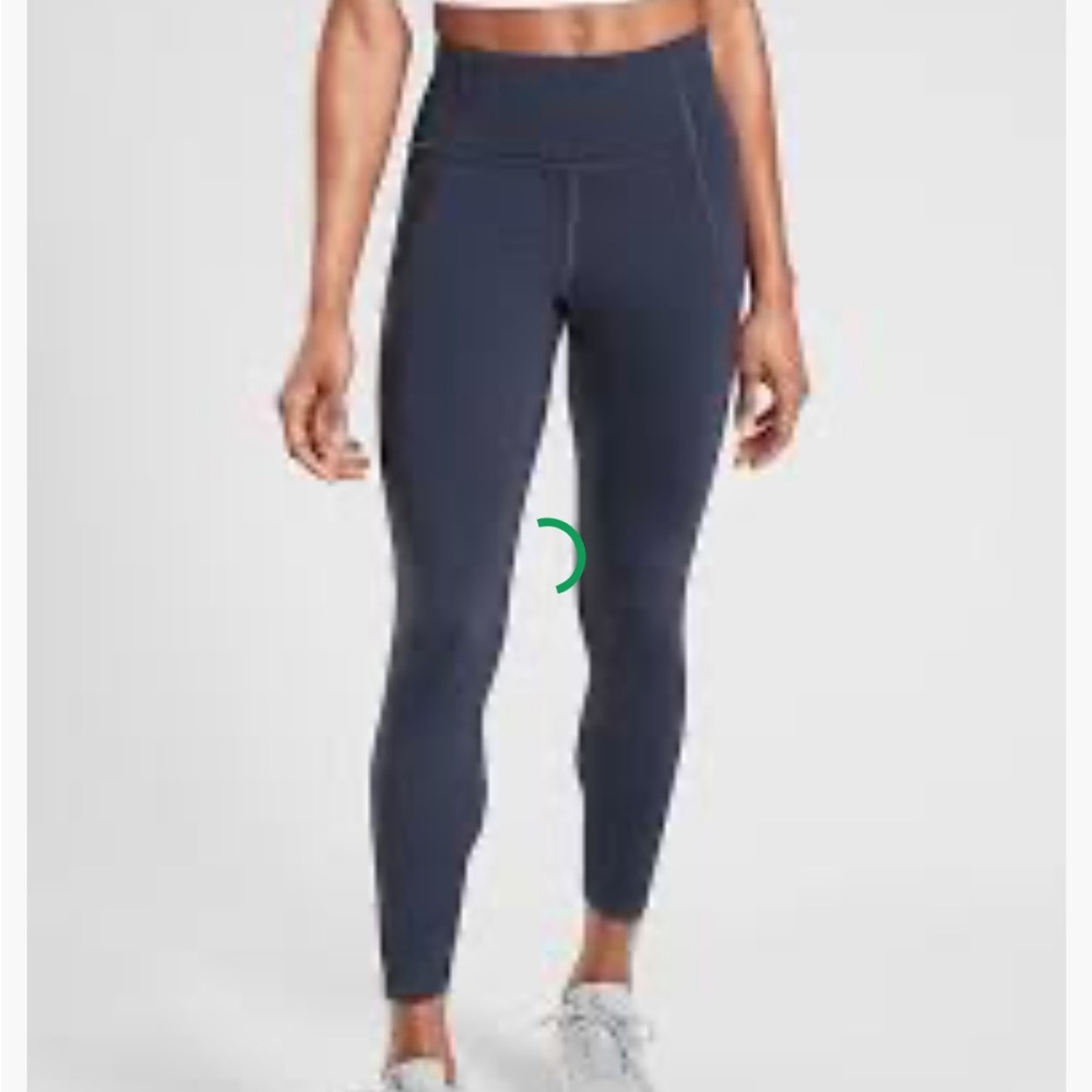 Athleta navy Lightning 7/8 Tight